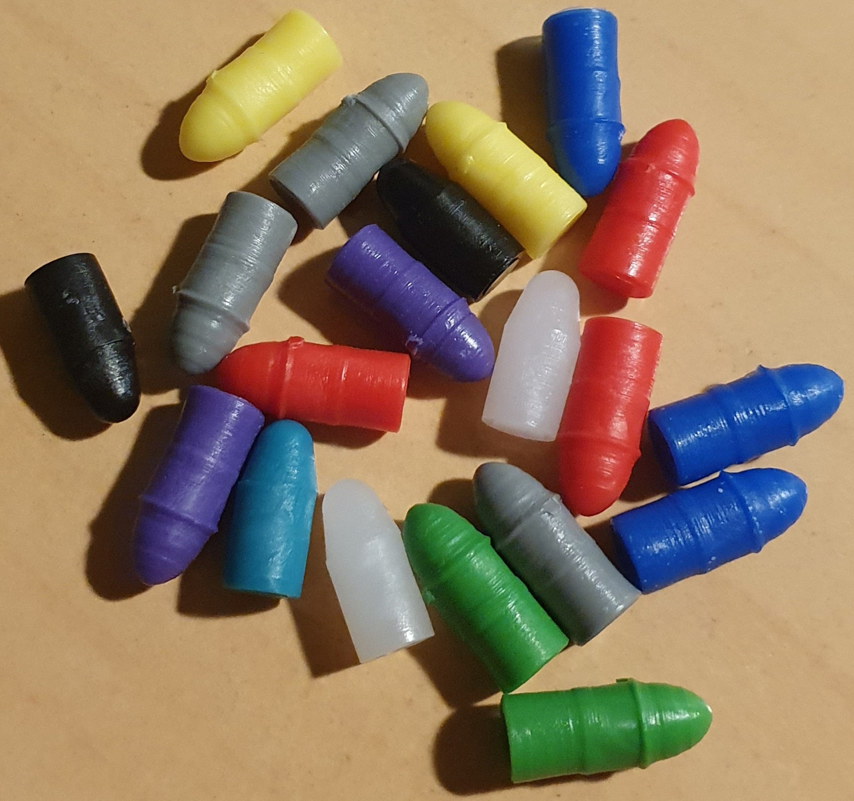 Binding Hole Plugs, pack of 20, assorted colours